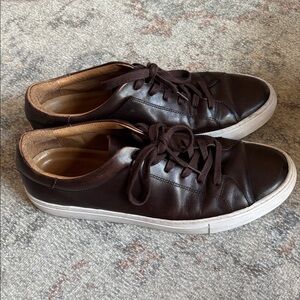 EUC Men's Brown Leather Jermain II Lowtop Sneakers